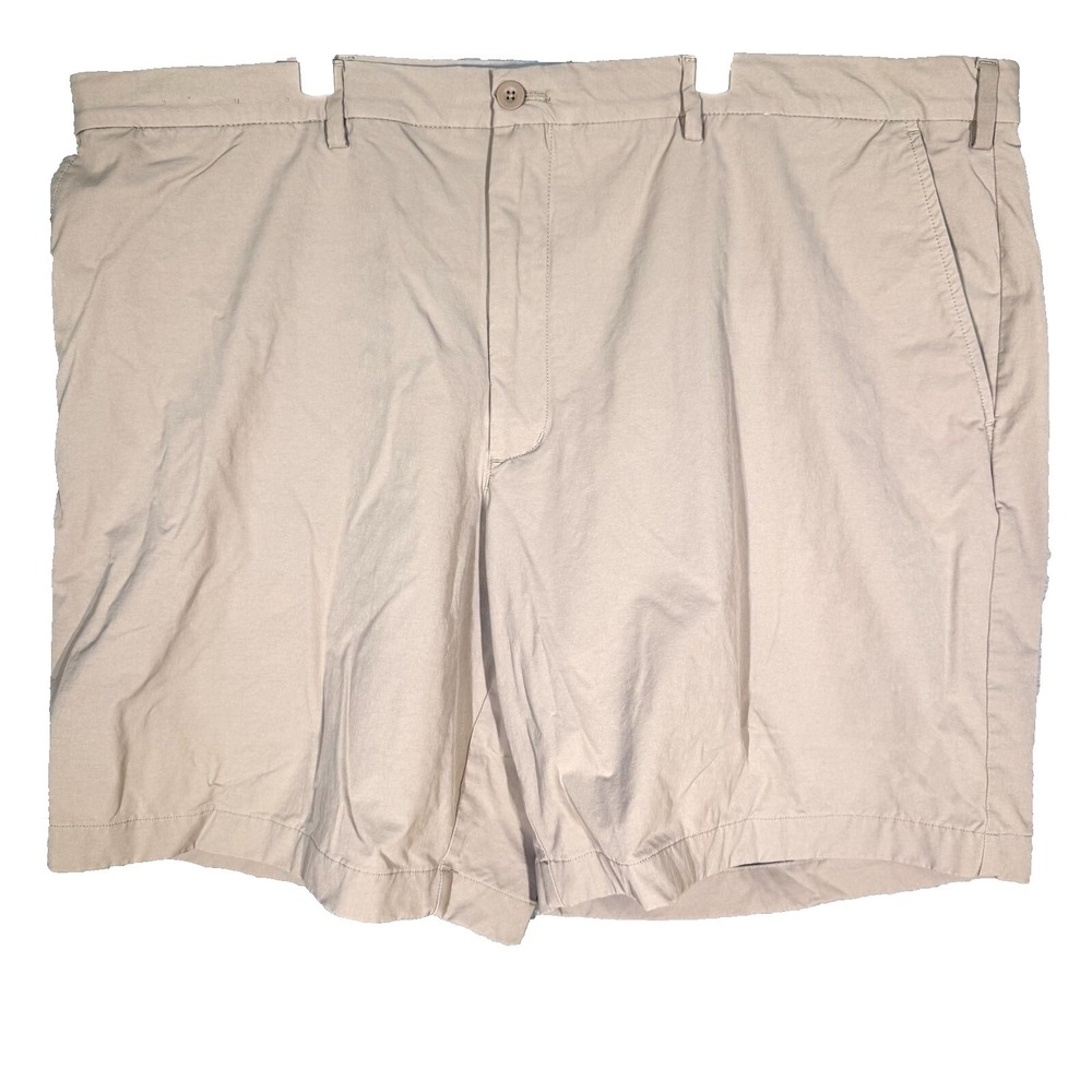 Vineyard Vines Men On The Go Shorts 48 Beige Stretch High-Rise Performance